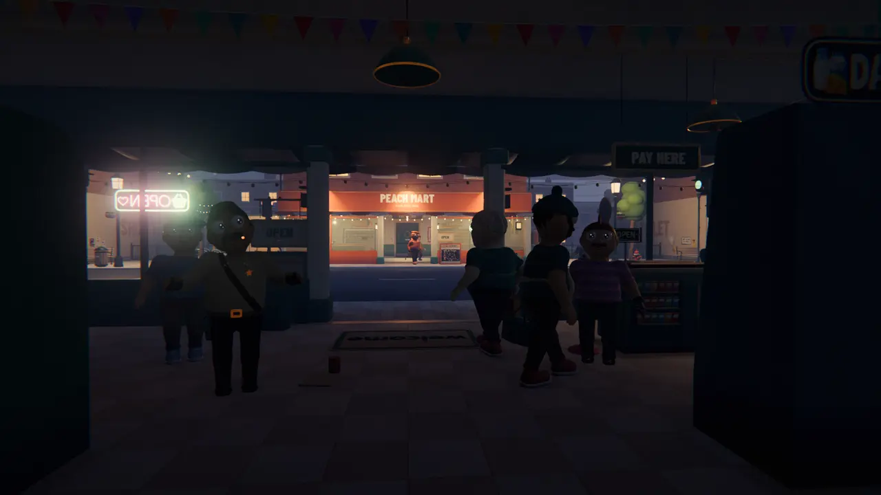 Street Rivals: the store during a blackout